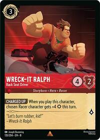 Wreck It Ralph Back Seat Driver