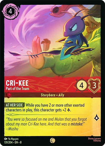 Cri Kee Part of the Team