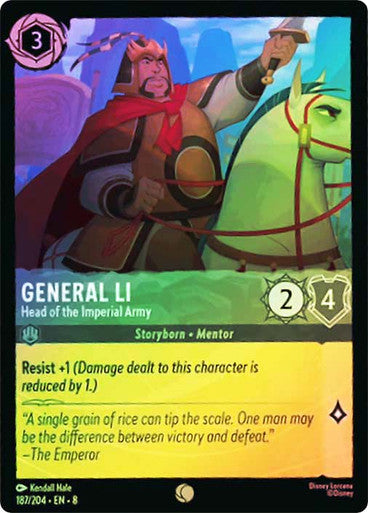General Li Head of the Imperial Army