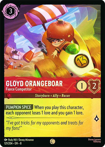 Gloyd Orangeboar Fierce Competitor