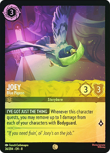 Joey Blue Pigeon