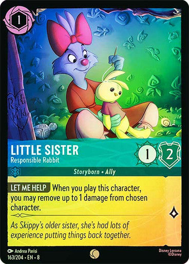 Little Sister Responsible Rabbit