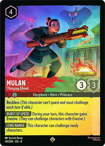 Mulan Charging Ahead