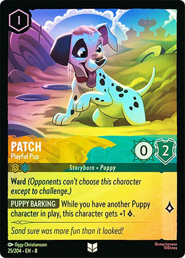Patch Playful Pup