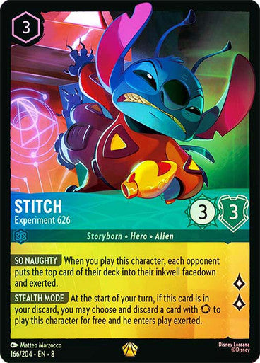 Stitch Experiment 626