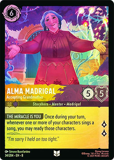 Alma Madrigal Accepting Grandmother