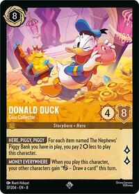Donald Duck Coin Collector