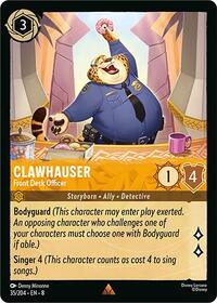 Clawhauser Front Desk Officer