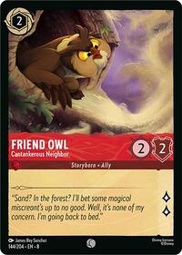 Friend Owl Cantankerous Neighbor