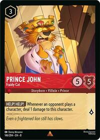 Prince John Fraidy Cat