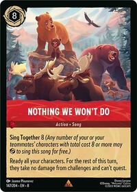 Nothing We Wont Do