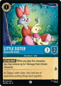 Little Sister Responsible Rabbit