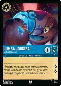 Jumba Jookiba Critical Scientist