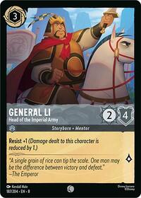 General Li Head of the Imperial Army