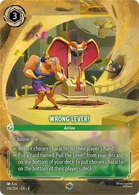 Wrong Lever Enchanted