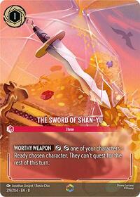 The Sword of Shan Yu Enchanted