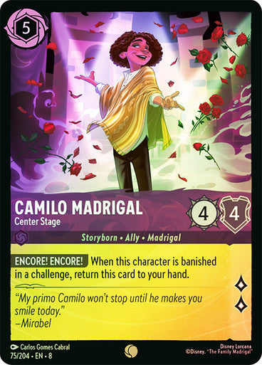 Camilo Madrigal Center Stage