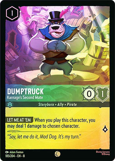 Dumptruck Karages Second Mate