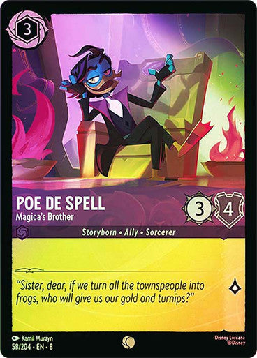 Poe De Spell Magicas Brother
