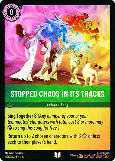 Stopped Chaos in Its tracks