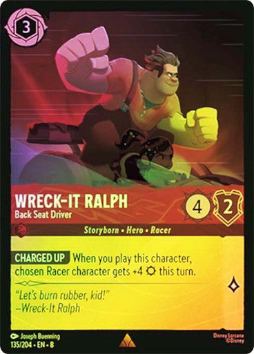 Wreck It Ralph Back Seat Driver
